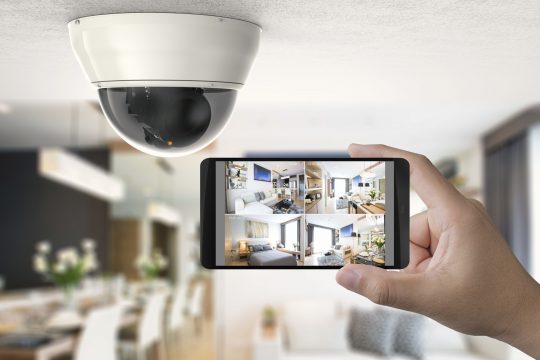 home surveillance camera installation